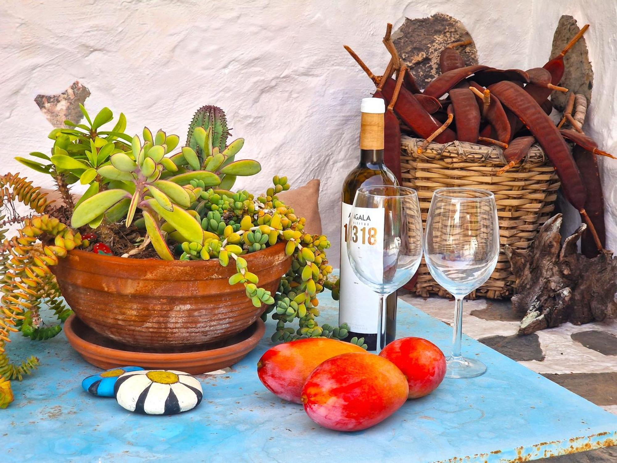 Historica Casa Con Vistas Al Jardin De Cactus Y Montanas Villa Mogán Buitenkant foto