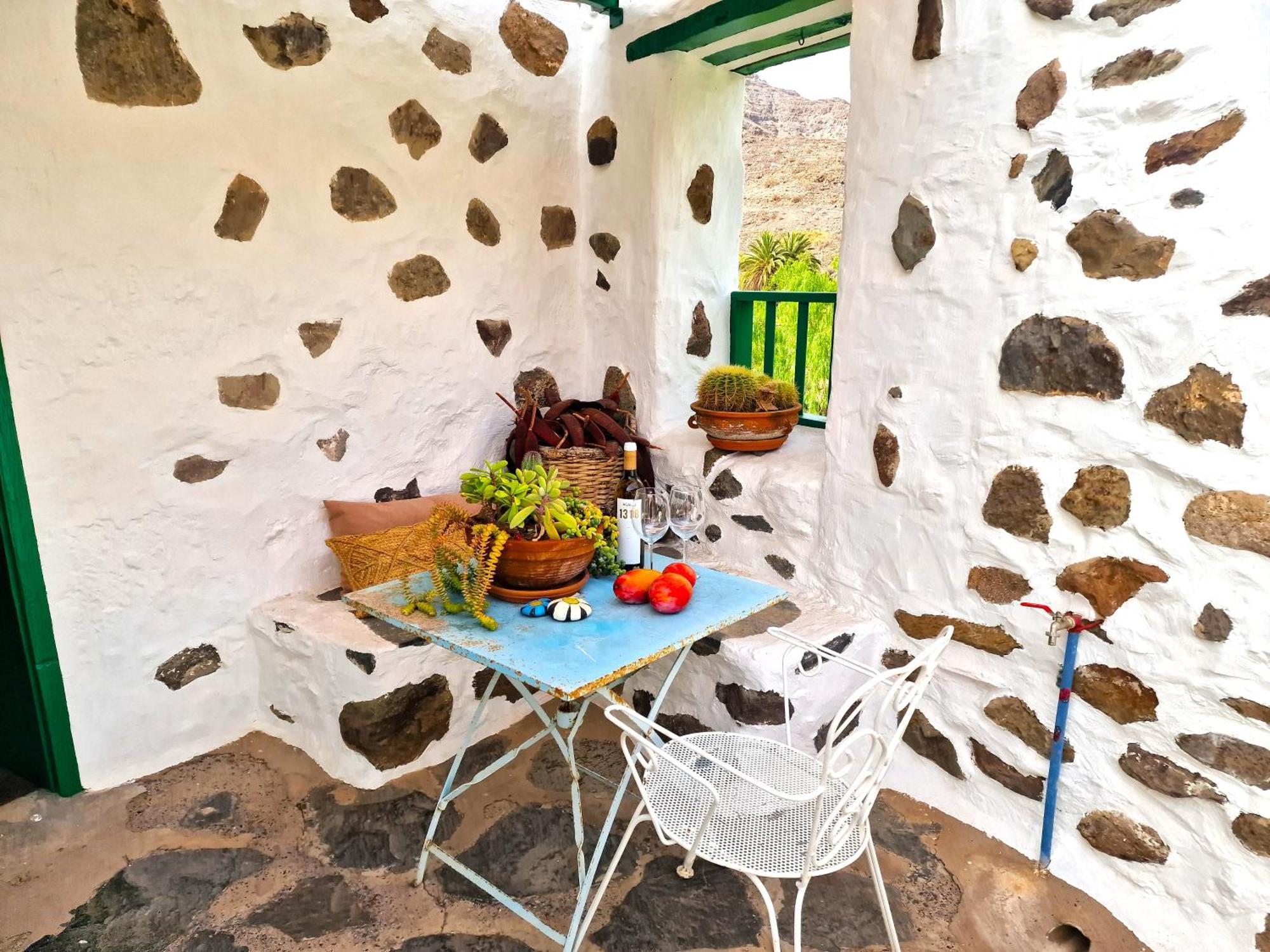 Historica Casa Con Vistas Al Jardin De Cactus Y Montanas Villa Mogán Buitenkant foto