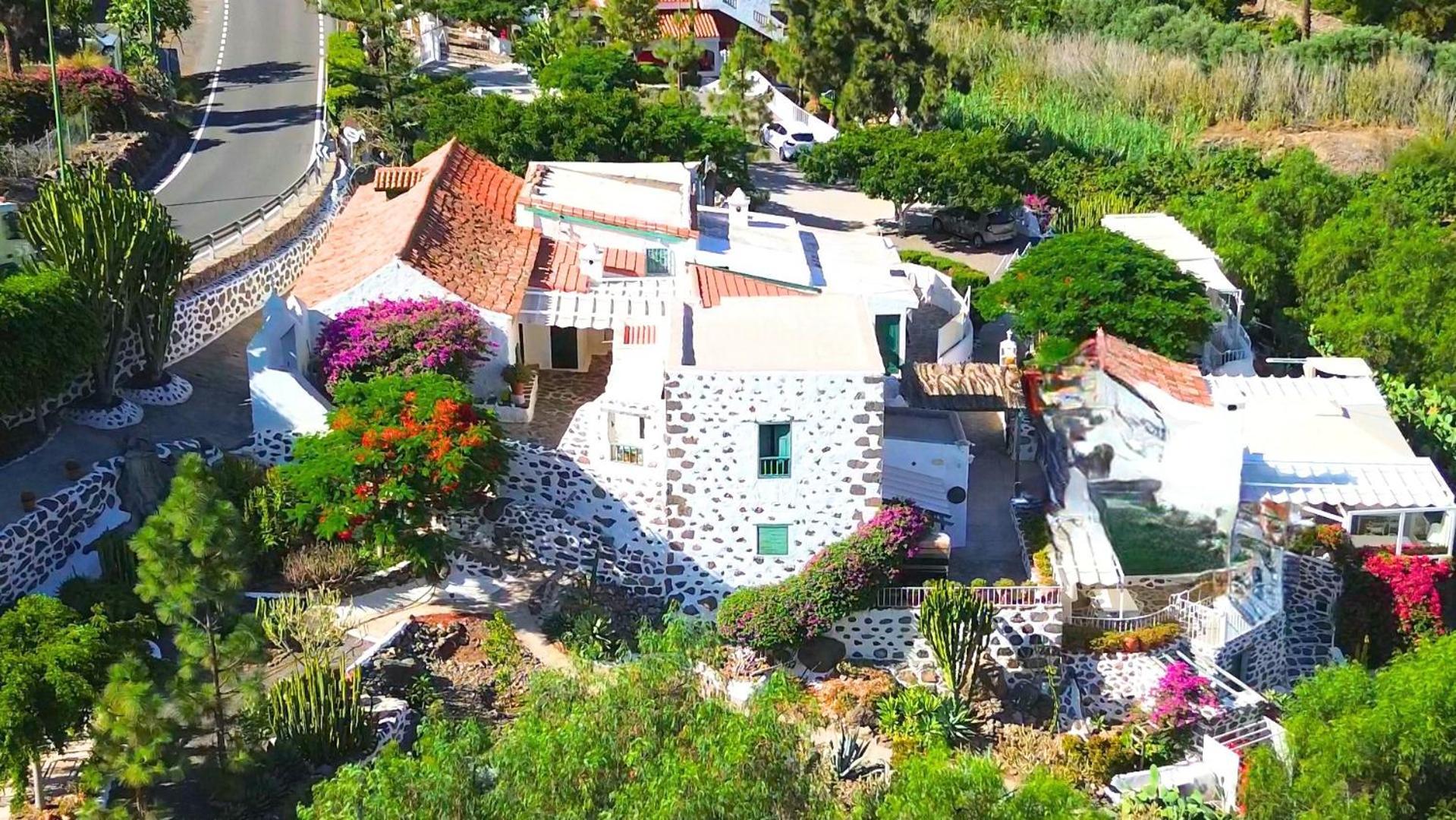 Historica Casa Con Vistas Al Jardin De Cactus Y Montanas Villa Mogán Buitenkant foto